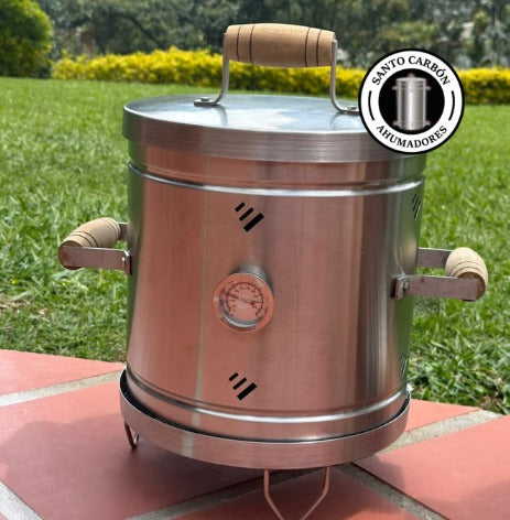Barril Ahumador Minions 4 LB – Acero 430 | 30x28 cm