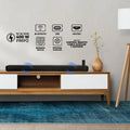 Barra de Sonido K-AB550W – Potente y Versáti