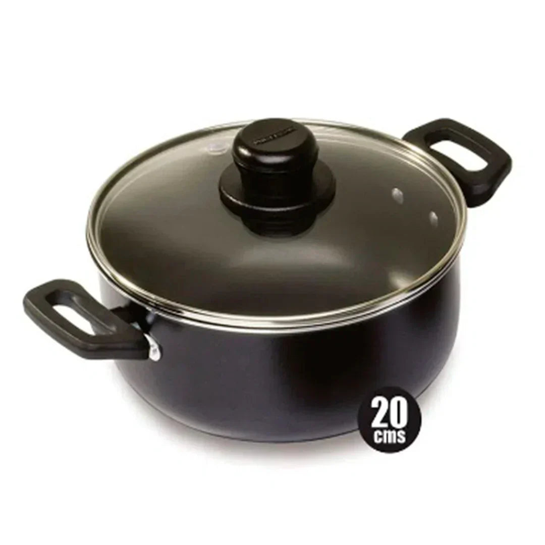 Olla 20 Cm Con tapa de vidrio